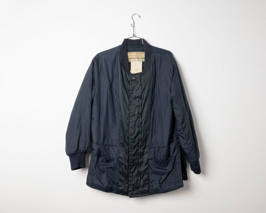 Vintage navy jacket liner - medium