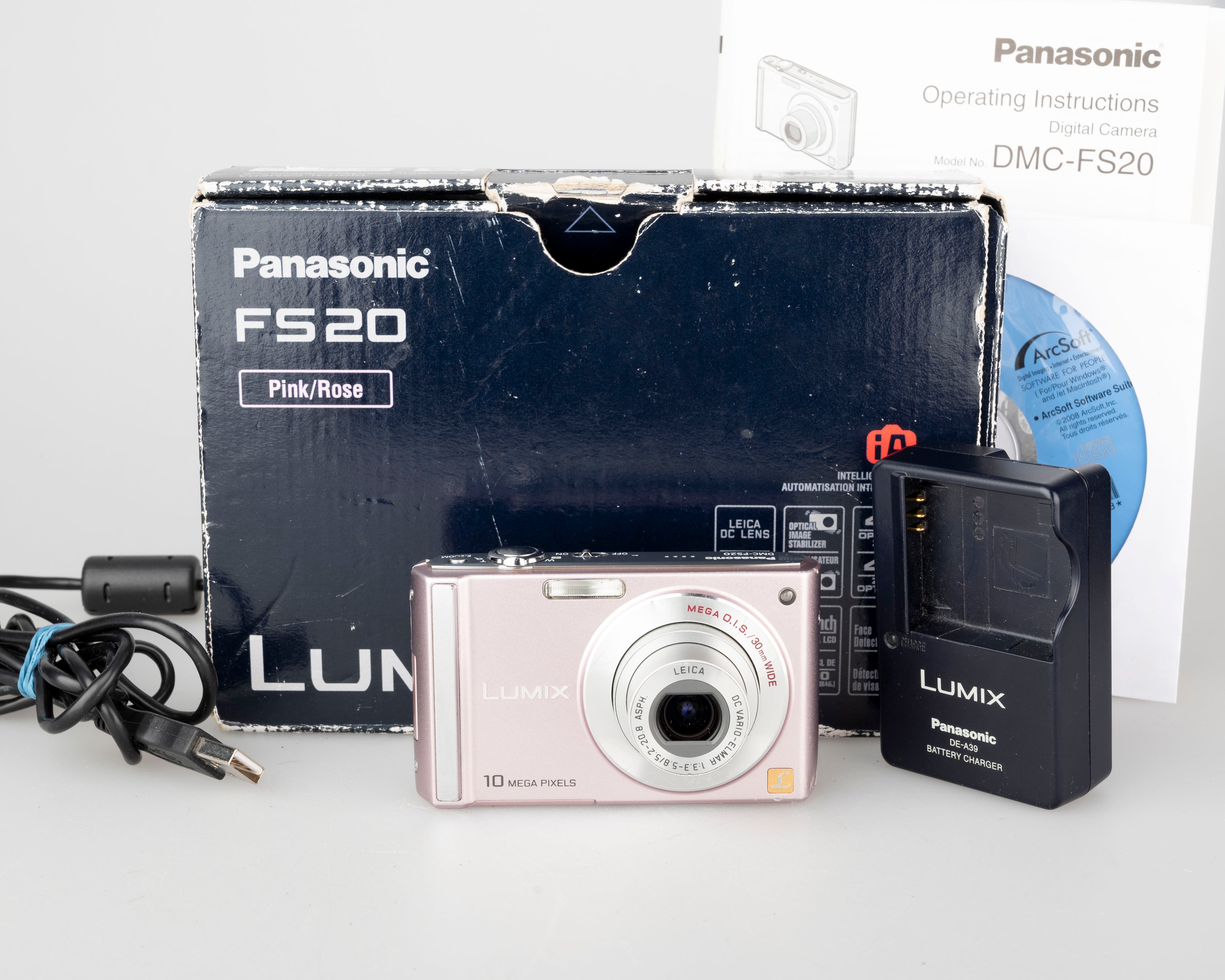 Panasonic Lumix FS20 digicam feat/ 10.1 MP CCD sensor + Leica DC