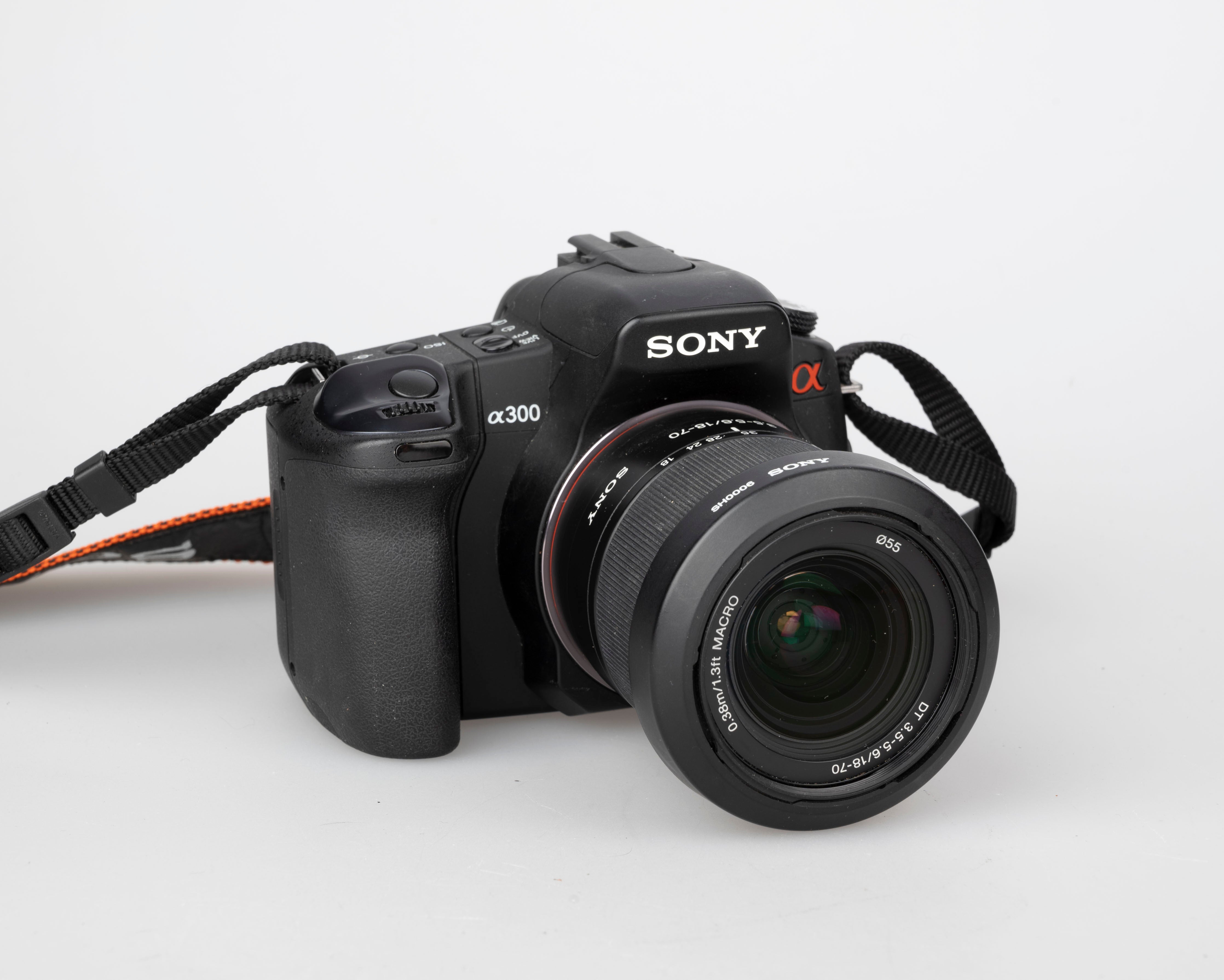 Sony Alpha DSLR-A300 10.2MP CCD sensor Digital SLR Camera w/ DT 18-70mm  f/3.5-5.6 Zoom Lens