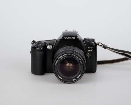 Canon EOS 3000 reflex argentique 35 mm avec objectif Canon EF 28-80 (série 4700515)