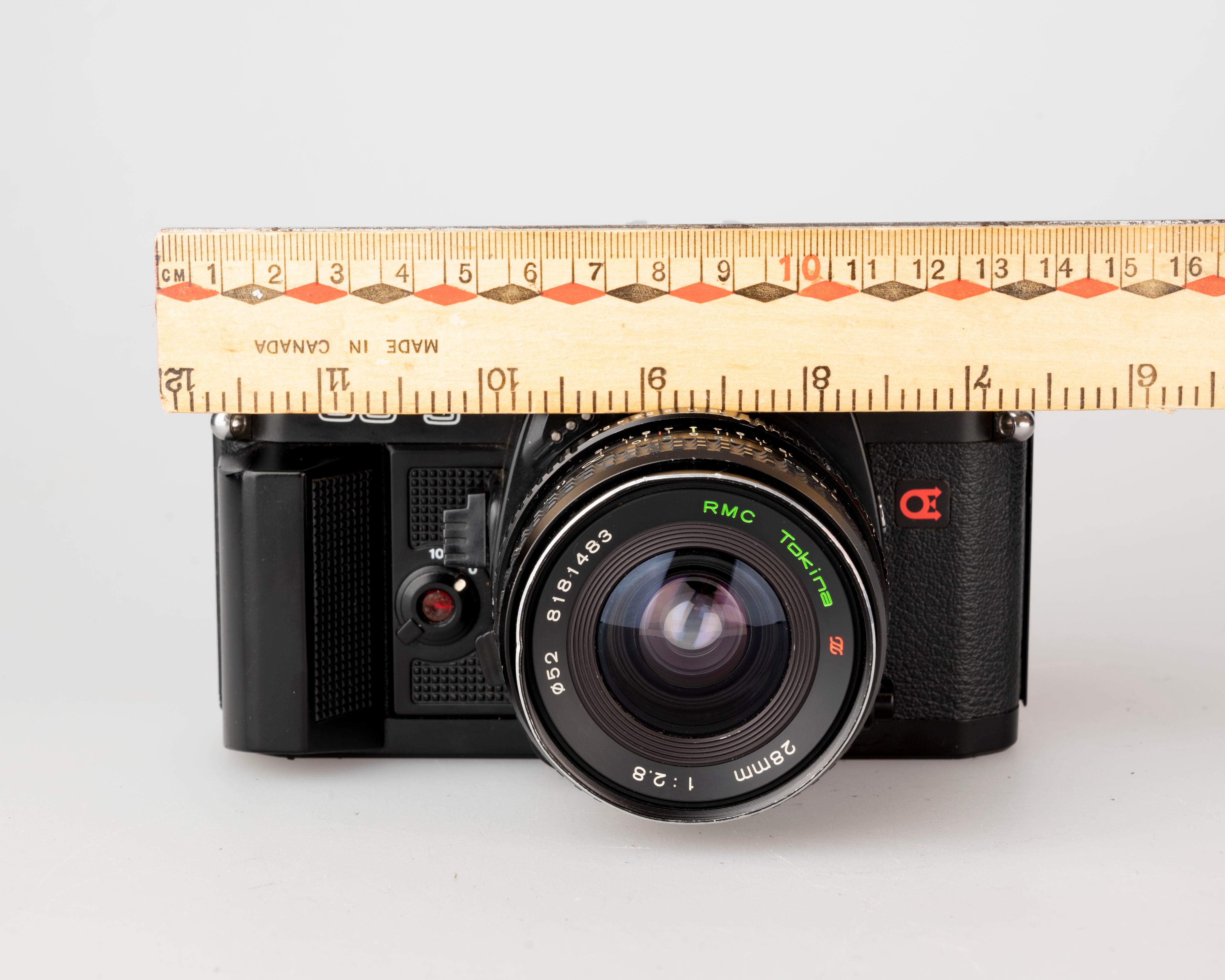 Chinon CG-5 35mm film SLR camera w/ Tokina 28mm lens (serial 