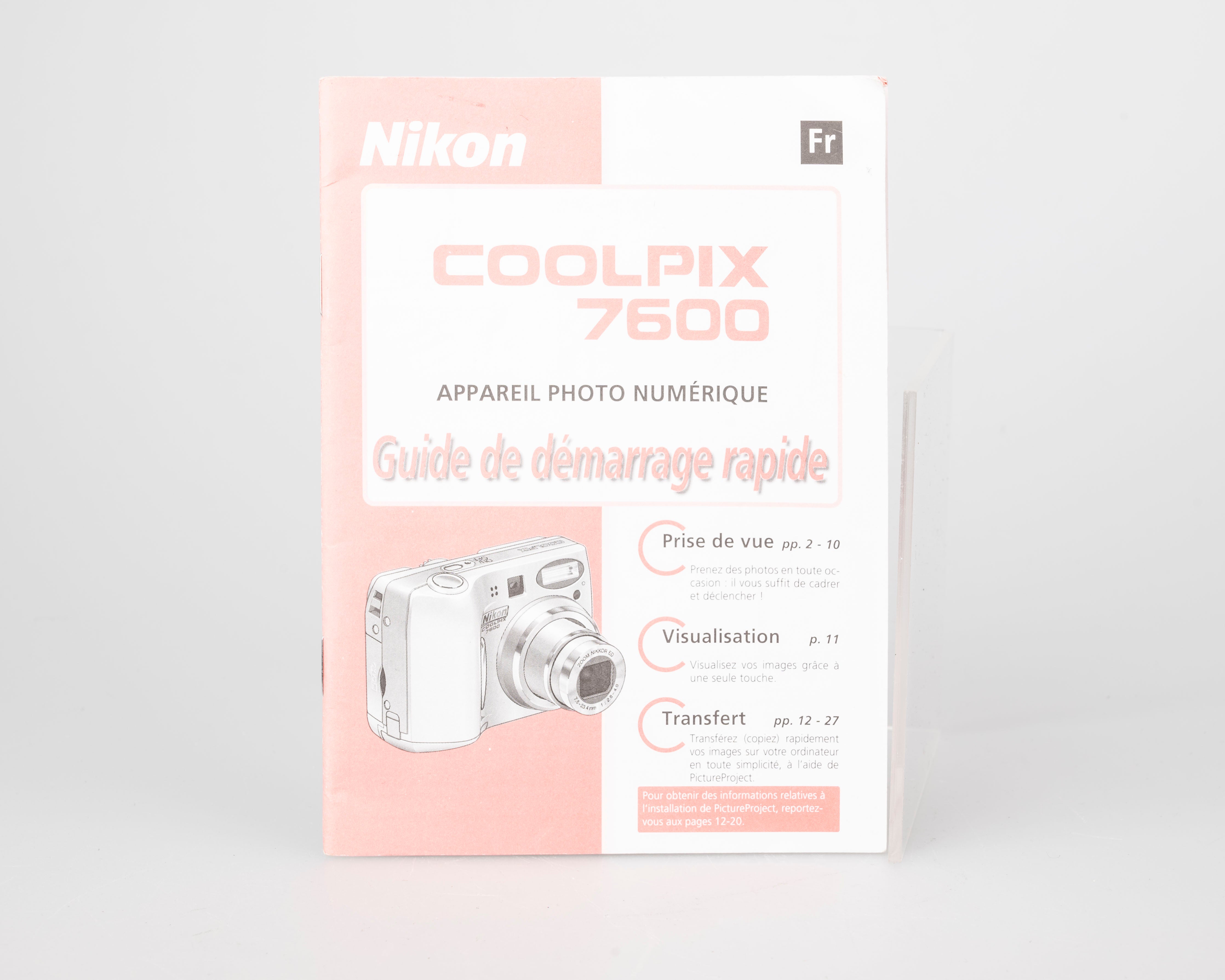 Nikon Coolpix 7600 7MP CCD sensor digicam w/ battery charger +