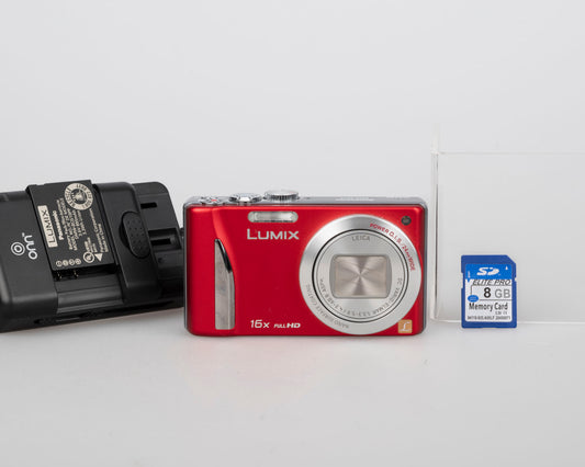 Appareil photo numérique Panasonic Lumix DMC-ZS15 12 MP avec objectif Leica DC Vario-Elmarit + chargeur + batterie + carte SD 8 Go