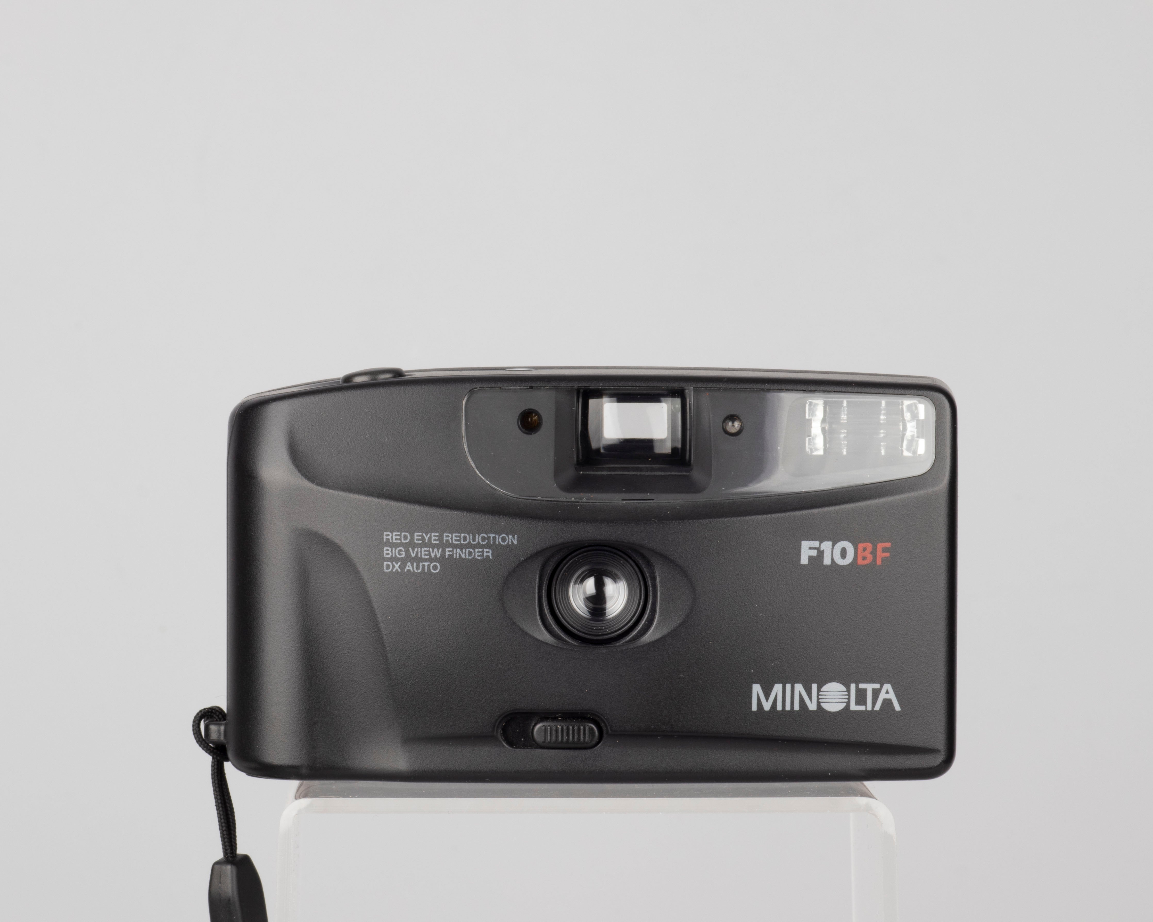 Minolta F10 BF 35mm film camera w/case and manual (serial 37824156 