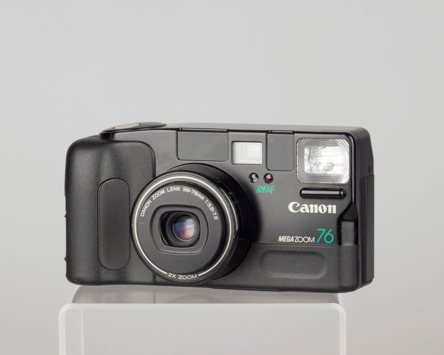 Vintage Canon Sure Shot Mega Zoom 76 Caption Camera IOB Clean