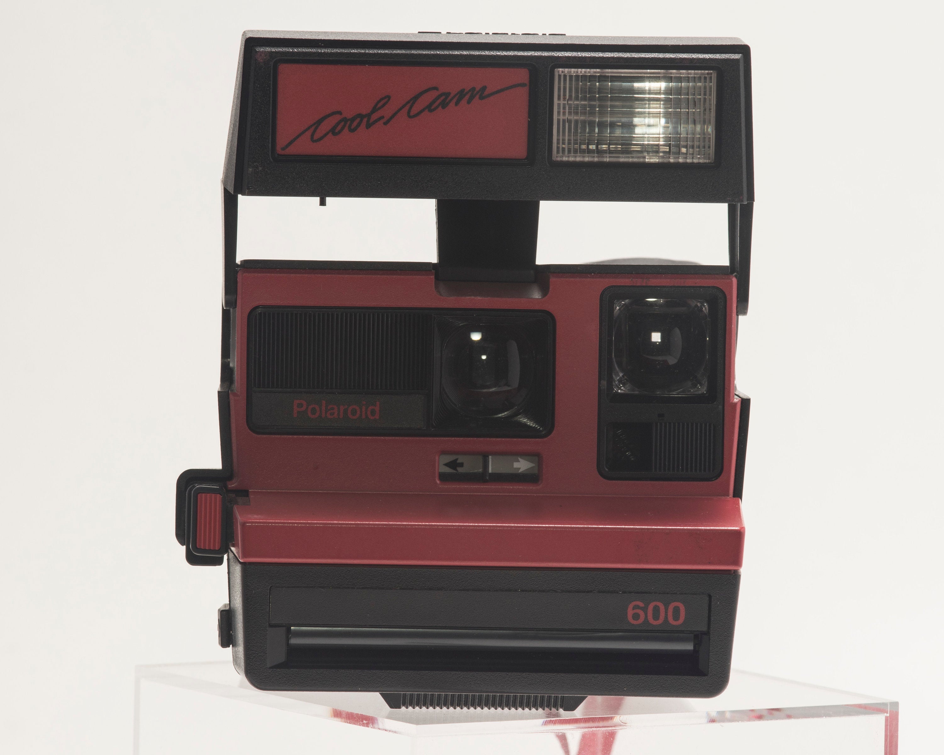 Vintage Polaroid Camera online COOL CAM 600 Red Black Instant Film Camera -Works Great!