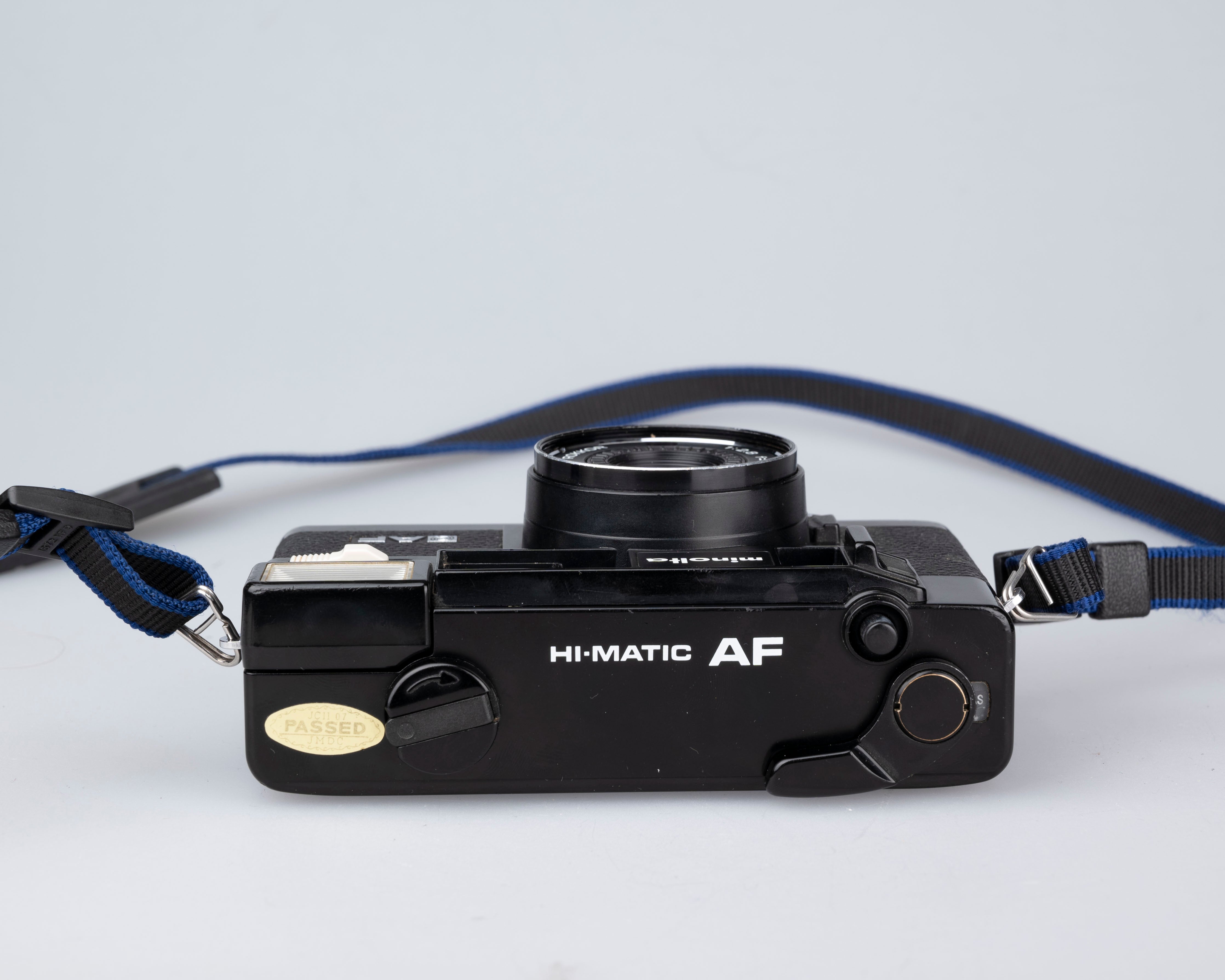 Minolta Hi-Matic AF 35mm camera (serial 575193) – New Wave Pool