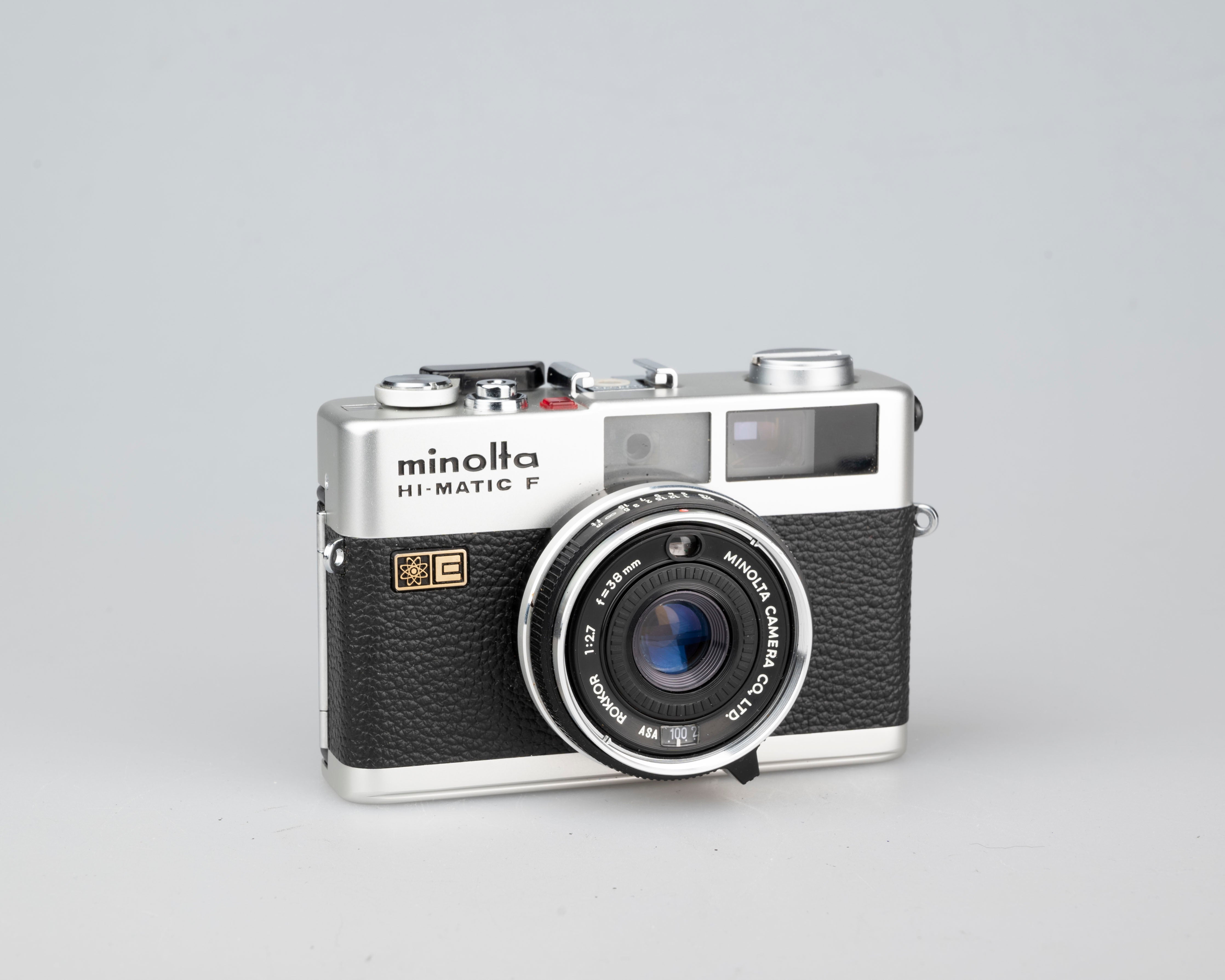 Minolta Hi-Matic F compact 35mm rangefinder camera w