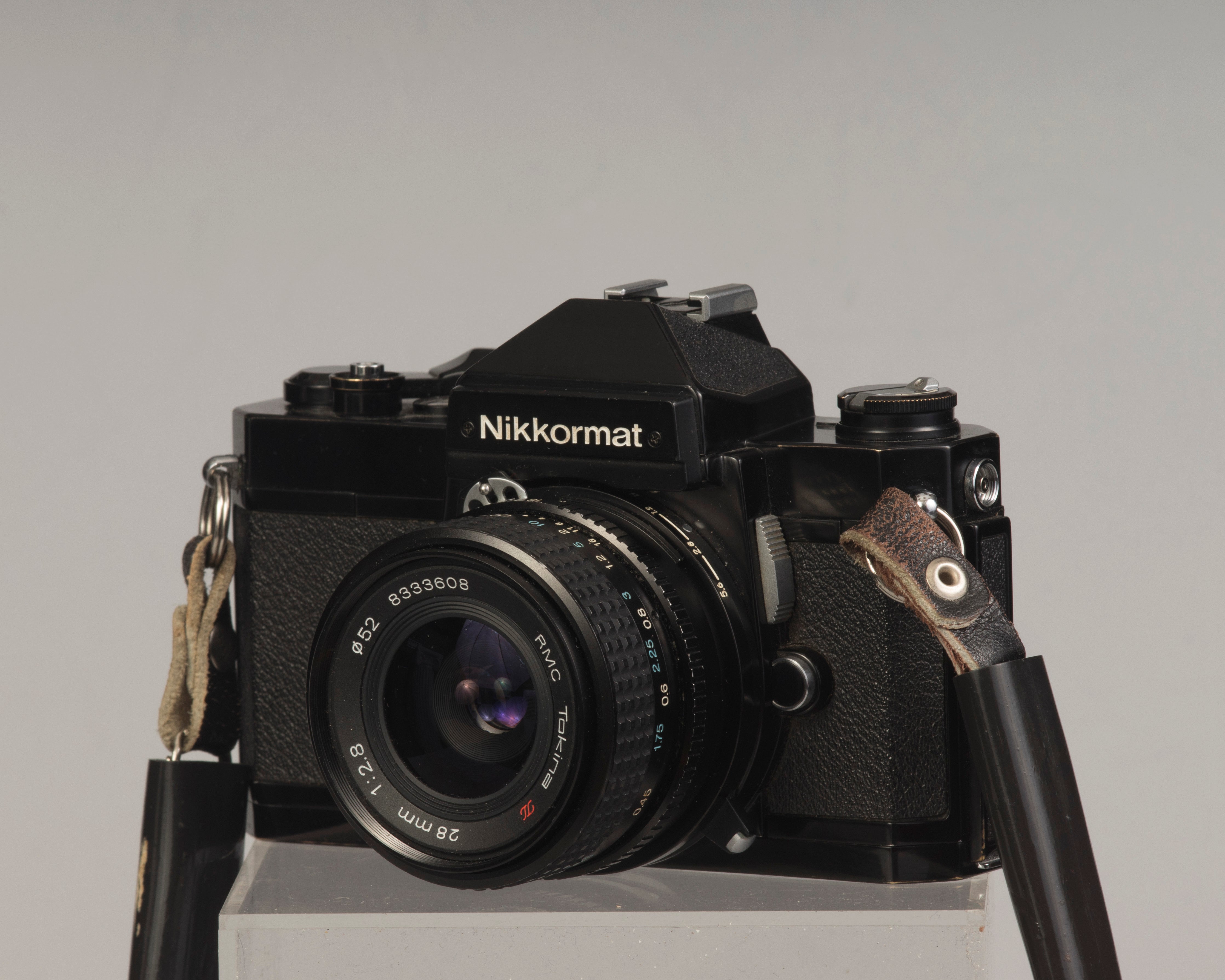 Nikon Nikkormat FT2 35mm SLR film camera w/ RMC Tokina II 28mm f2