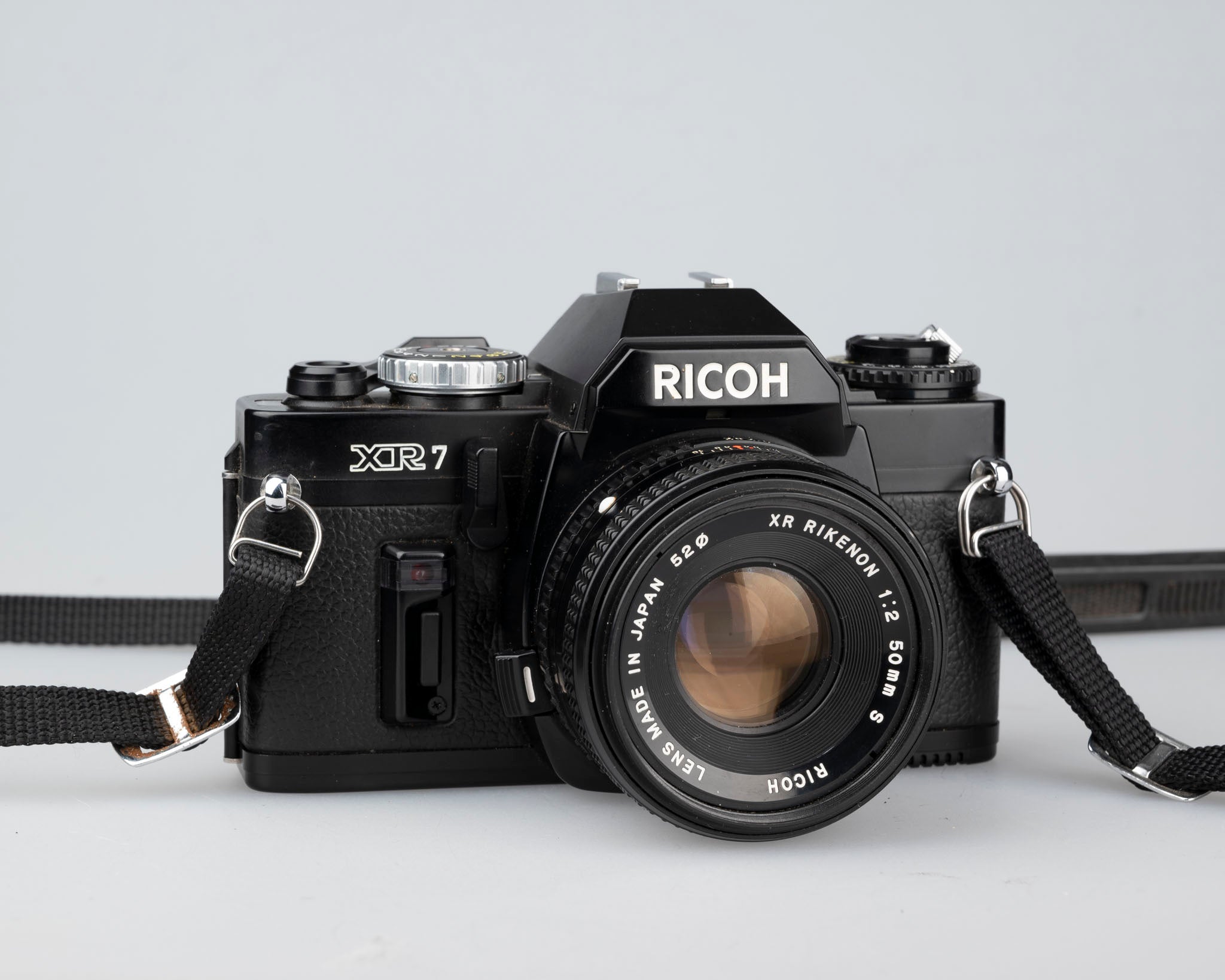 Ricoh XR-7 35mm SLR + XR Rikenon 50mm 1:2 lens + ever-ready